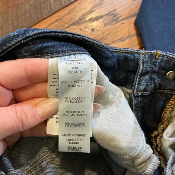 Good American Good Legs Skinny Jeans Blue Wash Women’s Size 10/30 - Picture 5 of 7